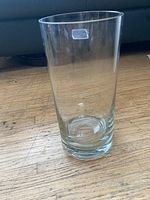 Full view of vase showing cylindrical shape and height