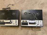 Two Sony 250 reel-to-reel recorders side by side