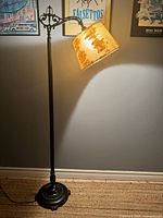 Full view of lamp illuminated