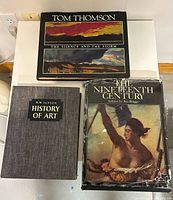 Overview of three of the hardcover books
