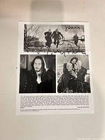 Full view of signed press photo front