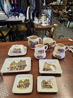 All Sandlandware pieces arranged on table