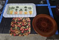 Overview of the three platters