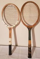 Both rackets full view front