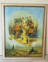 Framed painting full view
