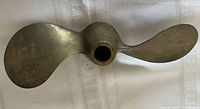 Top view showing both blades and hub opening