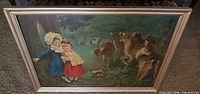 Full framed print showing entire scene and frame