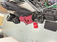 Group shot of all bags laid on floor