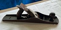 Left side profile of Stanley Bailey No.6 plane showing length and tote