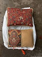 All three pillows front sides visible