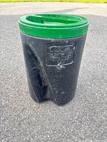 Full view of mixer showing black body, embossed Odjob panel and overall wear