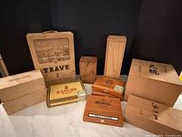Group shot of all 11 boxes showing variety and brands