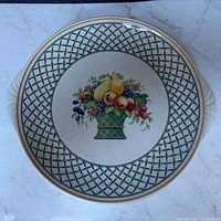 Front of Villeroy & Boch Basket pattern plate