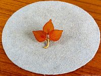 Brooch centered on background showing full form