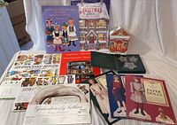 Overview of books, Czech cutouts, ornaments packaging and display house