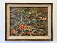Full view of framed painting