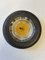 Top view showing full Dunlop tire ashtray