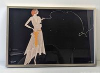 Front view of framed Russell Patterson print