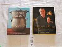 Front covers of both cookbooks