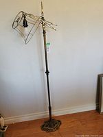 Full view of lamp showing height, base to top