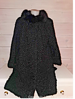 Full front view of Persian lamb coat