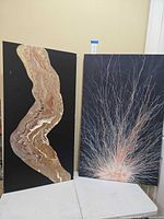 Both canvases side by side showing overall designs and scale
