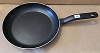 Overall view of T-fal non-stick fry pan showing interior and handle
