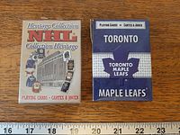 Front view of both sealed decks with size reference ruler