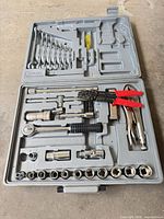 Entire opened case showing all tools and layout