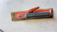 Full view of packaged Hobart electrode holder