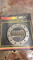 Box displaying Mr. Gasket 902A ring gear spacer and ten bolts