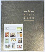 front of La Magie Lemieux portfolio box with pamphlet overlay