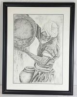 Full view of framed McWilliams print