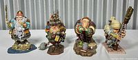 Front view of all four James Christensen Greenwich Workshop figurines