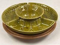 assembled chip and dip set angled view