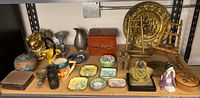 Full shelf overview showing all items in lot