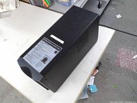 UPS angled view showing top label and housing