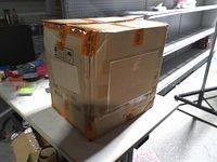 Sealed shipping carton exterior