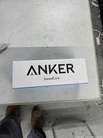 Top of box showing ANKER SoundCore branding