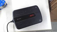 Top view showing APC Back-UPS 550 body and outlet layout