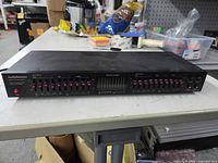 Front view showing entire AudioSource EQ Eight/Series II unit