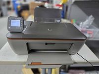 Front view printer with output tray extended