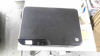 Top view of HP Deskjet 3520 printer closed
