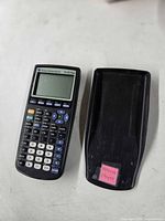 Front view of calculator with cover removed