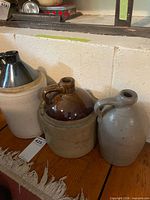 Group shot showing all three stoneware pieces together