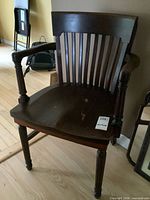 Front three-quarter view of entire chair