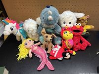 Group shot of all 10 plush toys