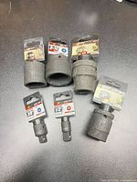 All six Performance Tool sockets and adapters