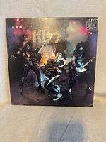 Front cover of Kiss Alive! gatefold sleeve