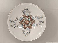 Top view showing full interior design and glaze details